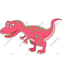  Fancy pink Dino
