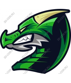 The head of the green dragon
