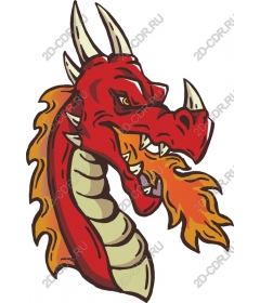  Fierce Red Dragon