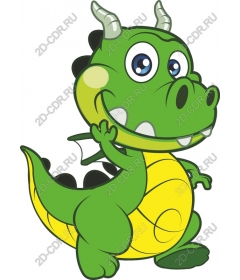  Cute cartoon dragon