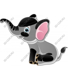 Playful elephant