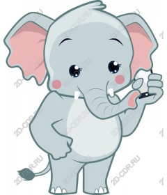  Adorable cartoon elephant