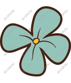  Charming turquoise flower