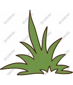 Яркая зеленая трава