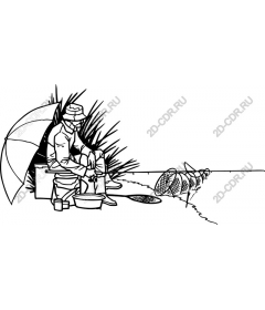  Relaxed fisherman