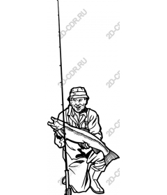  A fisherman with his catch