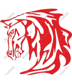 Red Horse - Majestic horse Clipart
