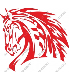  Fierce red stallion