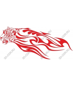  Fierce flame tiger
