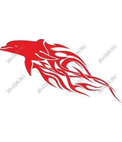 Red Dolphin Flame