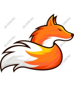  Stylized head of a Fox