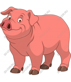  Adorable cartoon pig