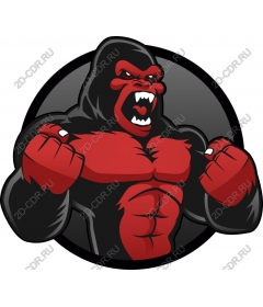  Ferocious gorilla