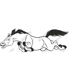 Dynamic galloping horse