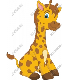  Cute cartoon giraffe