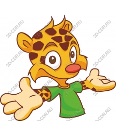 Funny cartoon character "Leopard"