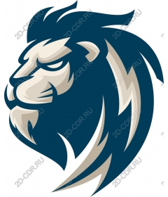  A majestic lion's head