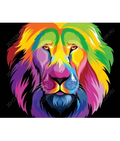 Rainbow lion