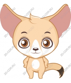  Adorable Chibi-Fenek Fox