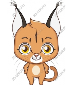  Charming cartoon-lynx