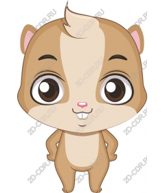  Adorable cartoon Chipmunk