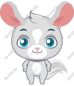 Cute cartoon mouse