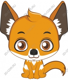  Cute cartoon Fox