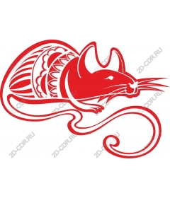  Charming red mouse