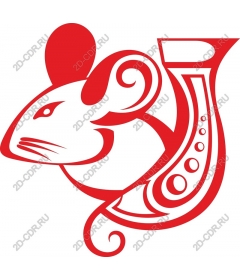  Stylized mouse