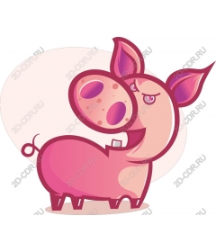  Whimsical pig