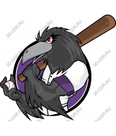  Ferocious baseball Raven