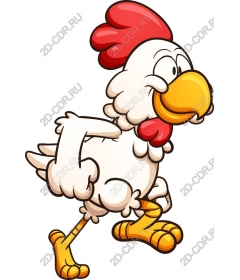  Bizarre cartoon chicken