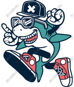  Cool character-shark