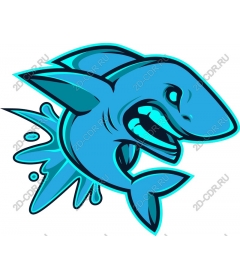  Fierce Blue Shark