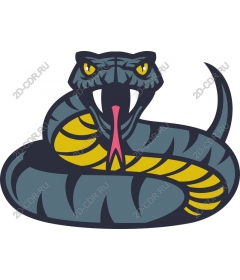 Threatening serpent