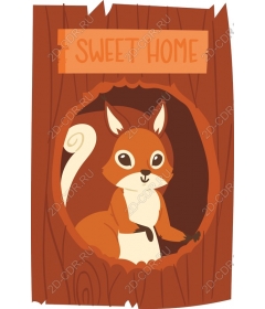 Sweet squirrel home
