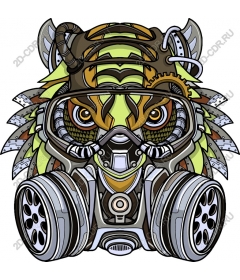  Tiger mask steampunk