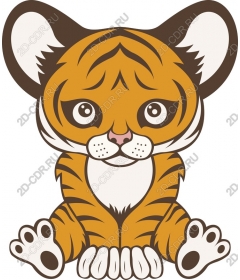  Cute tiger cub