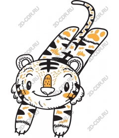  Cartoon tiger