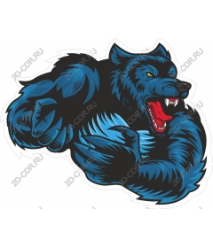  Fierce blue bear