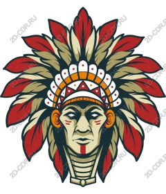 The leader of the native Americans