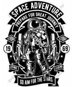 Space adventure astronaut