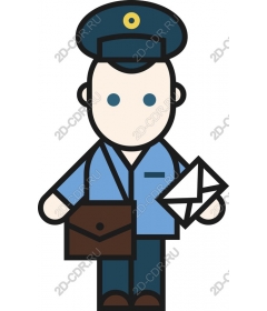 Очаровательный почтовый работник