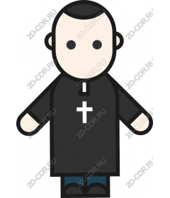 Cartoon priest