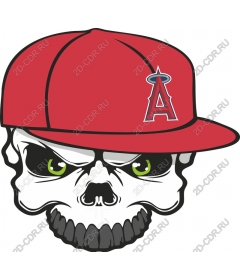 Rebel skull in a red cap