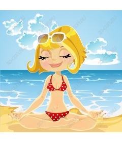 Beach Bliss - a Fun girl