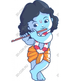  Adorable child playing the flute