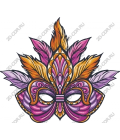  Bright carnival mask
