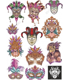 Masquerade Magic: Набор элегантных масок
