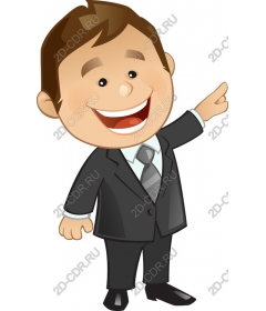 Cheerful businessman